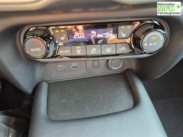 Nissan Juke 1.0 DIG-T 114PS Acenta Klimaautomatik Sitzheizung R&uuml;ckf.Kamera Bluetooth Touchscreen wireless Apple CarPlay Android Auto 