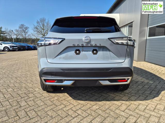 Nissan Qashqai 1.3 DIG-T MHEV 158 PS X-Tronic Tekna Voll-Leder Klimaautomatik PanoGlasdach Sitzheizung Lenkradheizung Navi Head-Up Display elektr. Heckklappe ACC PDC v+h 360&deg;Kamera DAB Bluetooth Touchscreen Apple CarPlay Android Auto 19"LM 