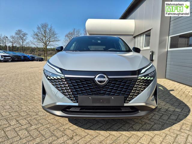 Nissan Qashqai 1.3 DIG-T MHEV 158 PS X-Tronic Tekna Voll-Leder Klimaautomatik PanoGlasdach Sitzheizung Lenkradheizung Navi Head-Up Display elektr. Heckklappe ACC PDC v+h 360&deg;Kamera DAB Bluetooth Touchscreen Apple CarPlay Android Auto 19"LM 