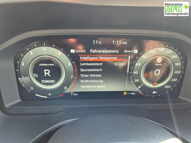 Nissan Qashqai 1.3 DIG-T MHEV 158 PS X-Tronic Tekna Voll-Leder Klimaautomatik PanoGlasdach Sitzheizung Lenkradheizung Navi Head-Up Display elektr. Heckklappe ACC PDC v+h 360&deg;Kamera DAB Bluetooth Touchscreen Apple CarPlay Android Auto 19"LM 