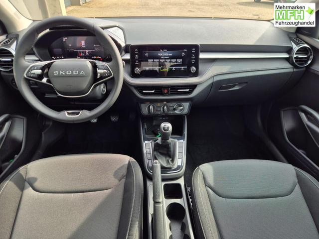 Skoda Fabia 1.0 TSI 95PS Selection 5-t&uuml;rig R&uuml;ckf.Kamera Parksensoren Sitzheizung Multifunktionslenkrad Klima Skoda-Radio Bluetooth Touchscreen Tempomat Nebelsch. Apple CarPlay + Android Auto 