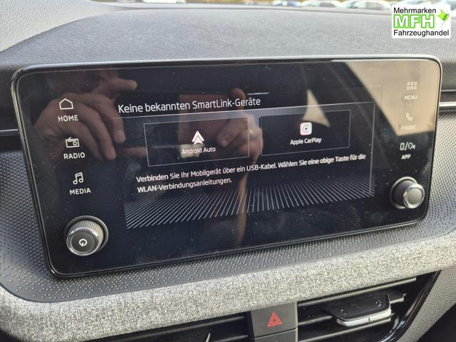 Skoda Kamiq 1.0 TSI 115PS DSG Selection R&uuml;ckf.Kamera PDC v+h Sitzheizung Klimaautomatik Skoda-Radio Apple CarPlay + Android Auto Tempomat Garantieverl&auml;ngerung 16"LM 