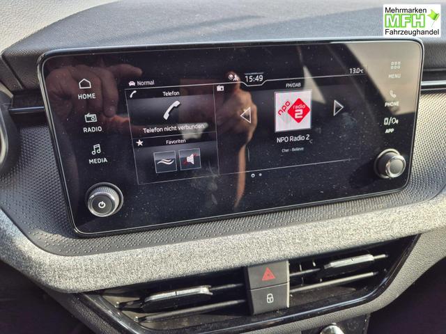 Skoda Kamiq 1.0 TSI 115PS DSG Selection AHK R&uuml;ckf.Kamera PDC v+h Sitzheizung Klimaautomatik Skoda-Radio Apple CarPlay + Android Auto Tempomat Garantieverl&auml;ngerung 16"LM 