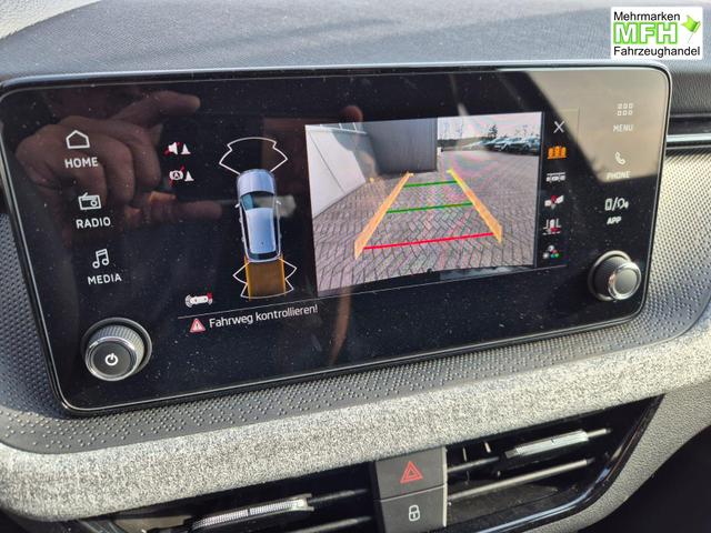 Skoda Kamiq 1.0 TSI 115PS DSG Selection AHK R&uuml;ckf.Kamera PDC v+h Sitzheizung Klimaautomatik Skoda-Radio Apple CarPlay + Android Auto Tempomat Garantieverl&auml;ngerung 16"LM 