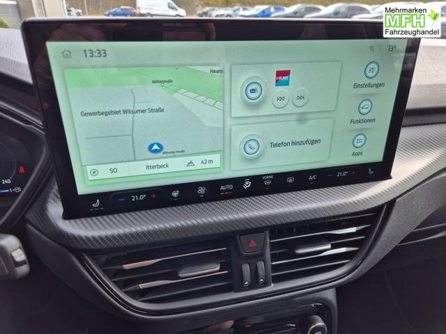 Ford Kuga ST-Line X 243PS PHEV Automatik schwenkb. AHK Sitzheizung v+h Lenkradheizung Frontscheibe beheizb. Klimaauomatik Navi SYNC4 Apple CarPlay Android Auto Touchscreen PDC 4xKamera 2xKeyless B+O Sound 18"LM vollelektr. Reichweite 67KM 