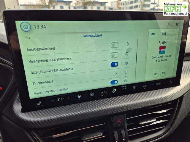 Ford Kuga ST-Line X 243PS PHEV Automatik schwenkb. AHK Sitzheizung v+h Lenkradheizung Frontscheibe beheizb. Klimaauomatik Navi SYNC4 Apple CarPlay Android Auto Touchscreen PDC 4xKamera 2xKeyless B+O Sound 18"LM vollelektr. Reichweite 67KM 