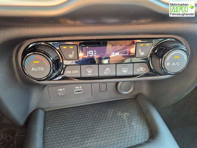 Nissan Juke 1.0 DIG-T 114PS Acenta Klimaautomatik Sitzheizung R&uuml;ckf.Kamera Bluetooth Touchscreen wireless Apple CarPlay Android Auto 