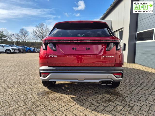 Hyundai TUCSON Trend 1.6 T-GDI 150PS Automatik TZ 2026 Teil-Leder Sitzheizung v+h Lenkradheizung Klimaautomatik Navi Touchscreen DAB+ Apple CarPlay + Android Auto PDC R&uuml;ckf.-Kamera Matrix-LED-Scheinw. 