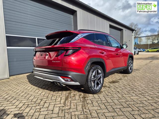 Hyundai TUCSON Trend 1.6 T-GDI 150PS Automatik TZ 2026 Teil-Leder Sitzheizung v+h Lenkradheizung Klimaautomatik Navi Touchscreen DAB+ Apple CarPlay + Android Auto PDC R&uuml;ckf.-Kamera Matrix-LED-Scheinw. 