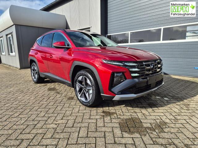 Hyundai TUCSON Trend 1.6 T-GDI 150PS Automatik TZ 2026 Teil-Leder Sitzheizung v+h Lenkradheizung Klimaautomatik Navi Touchscreen DAB+ Apple CarPlay + Android Auto PDC R&uuml;ckf.-Kamera Matrix-LED-Scheinw. 