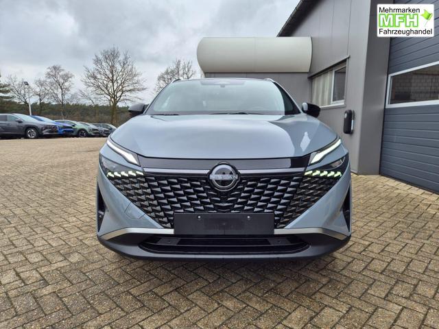 Nissan Qashqai 1.3 DIG-T MHEV 158 PS X-Tronic Tekna Voll-Leder Klimaautomatik PanoGlasdach Sitzheizung Lenkradheizung Navi Head-Up Display elektr. Heckklappe ACC PDC v+h 360&deg;Kamera DAB Bluetooth Touchscreen Apple CarPlay Android Auto 19"LM 