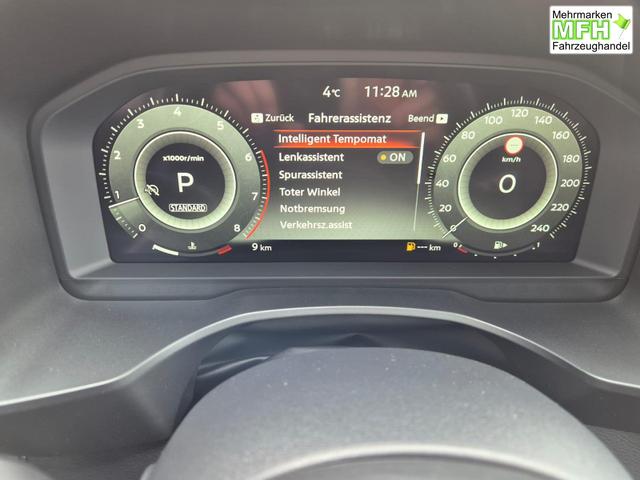 Nissan Qashqai 1.3 DIG-T MHEV 158 PS X-Tronic Tekna Premium Paket 20"LM Teil-Leder PanoGlasdach Klimaautomatik Sitzheizung Lenkradheizung Navi Head-Up Display elektr. Heckklappe ACC PDC v+h 360&deg;Kamera DAB Bluetooth Touchscreen Apple CarPlay Android Auto 