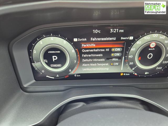 Nissan Qashqai 1.3 DIG-T MHEV 158 PS X-Tronic Tekna Premium Paket 20"LM Teil-Leder PanoGlasdach Klimaautomatik Sitzheizung Lenkradheizung Navi Head-Up Display elektr. Heckklappe ACC PDC v+h 360&deg;Kamera DAB Bluetooth Touchscreen Apple CarPlay Android Auto 