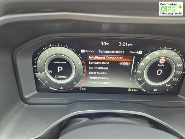 Nissan Qashqai 1.3 DIG-T MHEV 158 PS X-Tronic Tekna Premium Paket 20"LM Teil-Leder PanoGlasdach Klimaautomatik Sitzheizung Lenkradheizung Navi Head-Up Display elektr. Heckklappe ACC PDC v+h 360&deg;Kamera DAB Bluetooth Touchscreen Apple CarPlay Android Auto 