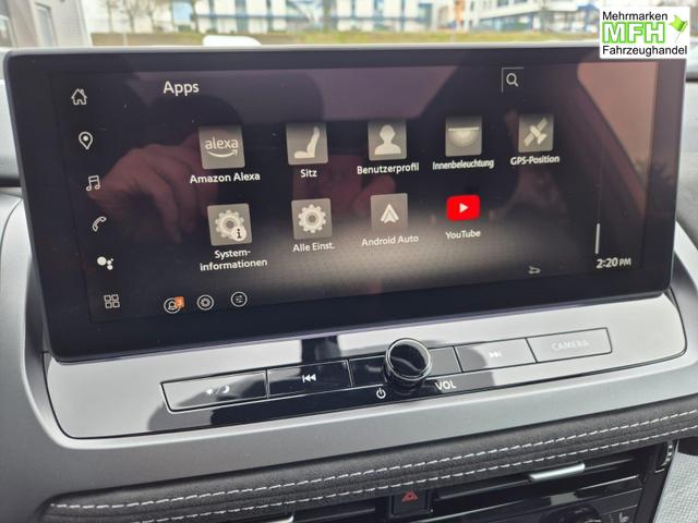 Nissan Qashqai 1.3 DIG-T MHEV 158 PS X-Tronic Tekna Premium Paket 20"LM Teil-Leder PanoGlasdach Klimaautomatik Sitzheizung Lenkradheizung Navi Head-Up Display elektr. Heckklappe ACC PDC v+h 360&deg;Kamera DAB Bluetooth Touchscreen Apple CarPlay Android Auto 