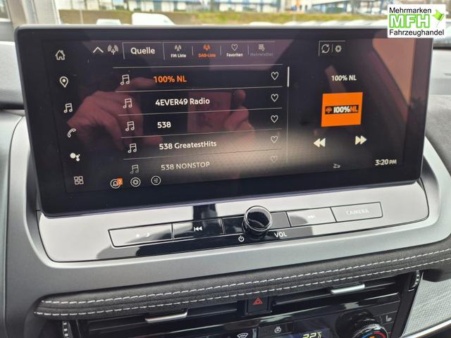 Nissan Qashqai 1.3 DIG-T MHEV 158 PS X-Tronic Tekna Premium Paket 20"LM Teil-Leder PanoGlasdach Klimaautomatik Sitzheizung Lenkradheizung Navi Head-Up Display elektr. Heckklappe ACC PDC v+h 360&deg;Kamera DAB Bluetooth Touchscreen Apple CarPlay Android Auto 
