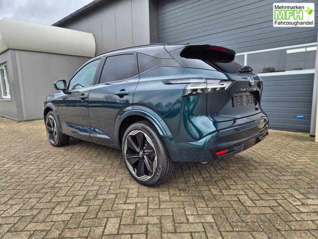 Nissan Qashqai 1.3 DIG-T MHEV 158 PS X-Tronic N-Design 20"Zoll Teil-Leder PanoGlasdach Klimaautomatik Sitzheizung Lenkradheizung Navi Head-Up Display elektr. Heckklappe ACC PDC v+h 360&deg;Kamera DAB Bluetooth Touchscreen Apple CarPlay Android Auto 