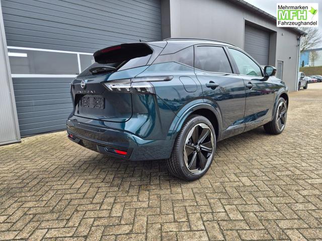 Nissan Qashqai 1.3 DIG-T MHEV 158 PS X-Tronic N-Design 20"Zoll Teil-Leder PanoGlasdach Klimaautomatik Sitzheizung Lenkradheizung Navi Head-Up Display elektr. Heckklappe ACC PDC v+h 360&deg;Kamera DAB Bluetooth Touchscreen Apple CarPlay Android Auto 