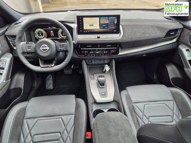Nissan Qashqai 1.3 DIG-T MHEV 158 PS X-Tronic N-Design 20"Zoll Teil-Leder PanoGlasdach Klimaautomatik Sitzheizung Lenkradheizung Navi Head-Up Display elektr. Heckklappe ACC PDC v+h 360&deg;Kamera DAB Bluetooth Touchscreen Apple CarPlay Android Auto 