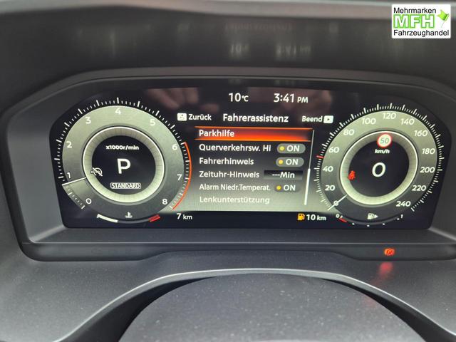 Nissan Qashqai 1.3 DIG-T MHEV 158 PS X-Tronic N-Design 20"Zoll Teil-Leder PanoGlasdach Klimaautomatik Sitzheizung Lenkradheizung Navi Head-Up Display elektr. Heckklappe ACC PDC v+h 360&deg;Kamera DAB Bluetooth Touchscreen Apple CarPlay Android Auto 