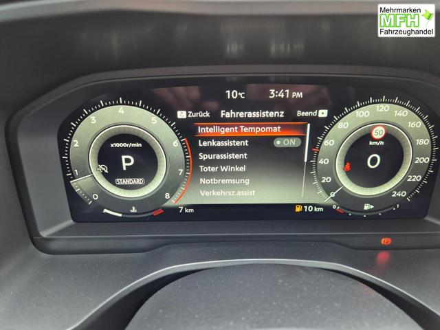 Nissan Qashqai 1.3 DIG-T MHEV 158 PS X-Tronic N-Design 20"Zoll Teil-Leder PanoGlasdach Klimaautomatik Sitzheizung Lenkradheizung Navi Head-Up Display elektr. Heckklappe ACC PDC v+h 360&deg;Kamera DAB Bluetooth Touchscreen Apple CarPlay Android Auto 