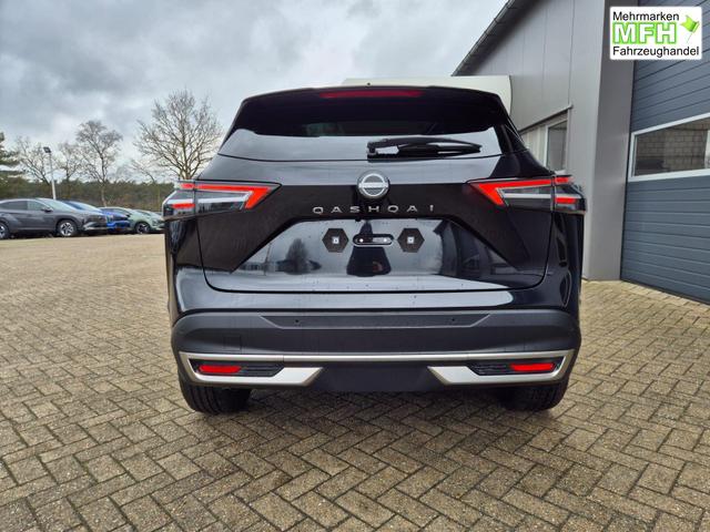 Nissan Qashqai 1.3 DIG-T MHEV 158 PS X-Tronic N-Connecta Teil-Leder PanoGlasdach Klimaautomatik Sitzheizung Lenkradheizung Navi ACC PDC v+h 360&deg;Kamera DAB Bluetooth Touchscreen Apple CarPlay Android Auto 18"LM 