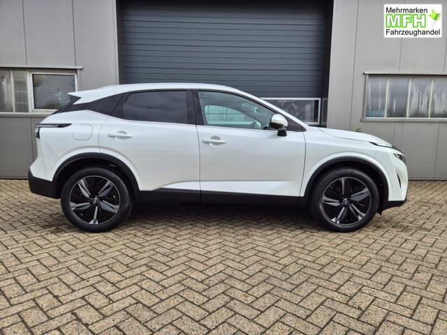 Nissan Qashqai 1.3 DIG-T MHEV 140PS Tekna Voll-Leder Klimaautomatik PanoGlasdach Sitzheizung Lenkradheizung Navi Head-Up Display elektr. Heckklappe ACC PDC v+h 360&deg;Kamera DAB Bluetooth Touchscreen Apple CarPlay Android Auto 19"LM 