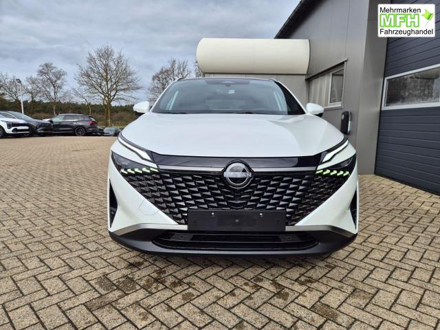 Nissan Qashqai 1.3 DIG-T MHEV 140PS Tekna Voll-Leder Klimaautomatik PanoGlasdach Sitzheizung Lenkradheizung Navi Head-Up Display elektr. Heckklappe ACC PDC v+h 360&deg;Kamera DAB Bluetooth Touchscreen Apple CarPlay Android Auto 19"LM 