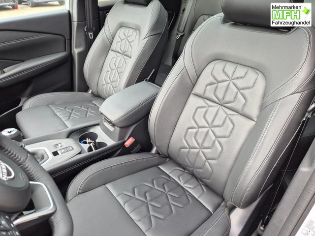 Nissan Qashqai 1.3 DIG-T MHEV 140PS Tekna Voll-Leder Klimaautomatik PanoGlasdach Sitzheizung Lenkradheizung Navi Head-Up Display elektr. Heckklappe ACC PDC v+h 360&deg;Kamera DAB Bluetooth Touchscreen Apple CarPlay Android Auto 19"LM 