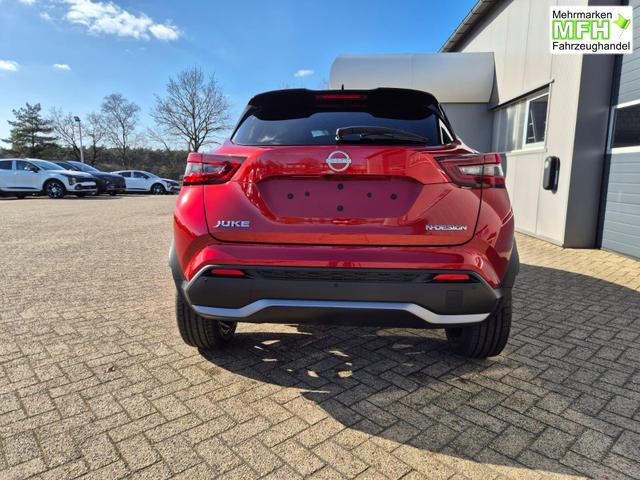 Nissan Juke 1.0 DIG-T 114PS N-Design Automatik Teil-Leder Klimaautomatik Sitzheizung Lenkradheizung PDC v+h R&uuml;ckf.Kamera Navi 19"LM Bluetooth Touchscreen Apple CarPlay Android Auto 