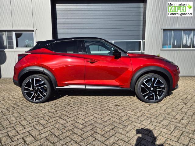 Nissan Juke 1.0 DIG-T 114PS N-Design Automatik Teil-Leder Klimaautomatik Sitzheizung Lenkradheizung PDC v+h R&uuml;ckf.Kamera Navi 19"LM Bluetooth Touchscreen Apple CarPlay Android Auto 