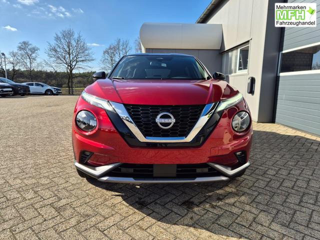 Nissan Juke 1.0 DIG-T 114PS N-Design Automatik Teil-Leder Klimaautomatik Sitzheizung Lenkradheizung PDC v+h R&uuml;ckf.Kamera Navi 19"LM Bluetooth Touchscreen Apple CarPlay Android Auto 