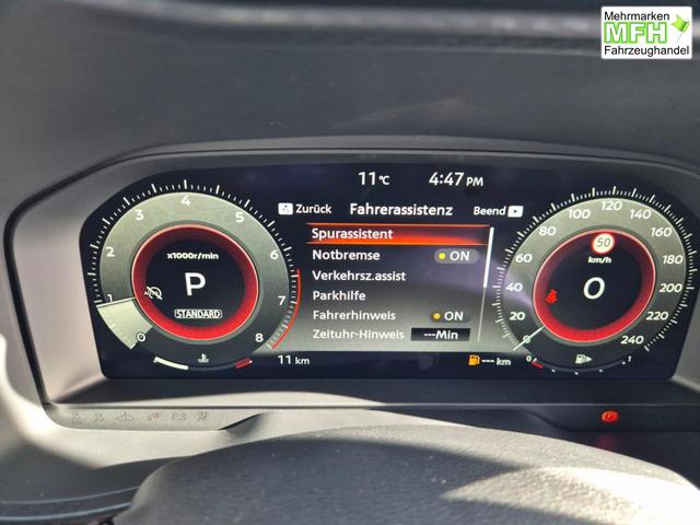 Nissan Juke 1.0 DIG-T 114PS N-Design Automatik Teil-Leder Klimaautomatik Sitzheizung Lenkradheizung PDC v+h R&uuml;ckf.Kamera Navi 19"LM Bluetooth Touchscreen Apple CarPlay Android Auto 