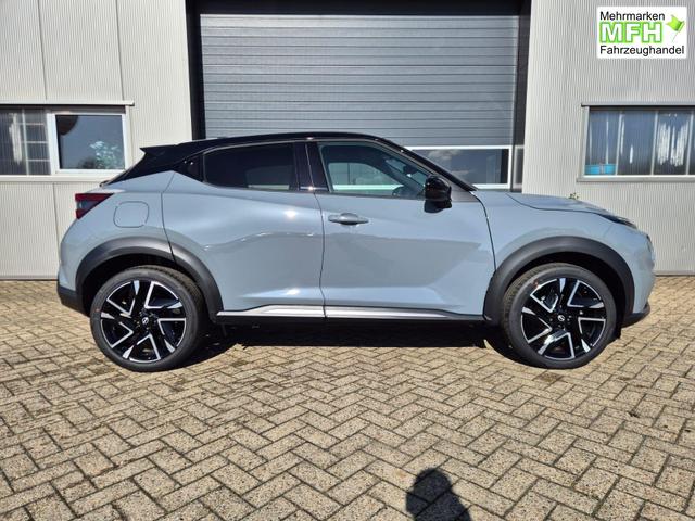 Nissan Juke 1.0 DIG-T 114PS N-Design Automatik Teil-Leder Klimaautomatik Sitzheizung Lenkradheizung PDC v+h R&uuml;ckf.Kamera Navi 19"LM Bluetooth Touchscreen Apple CarPlay Android Auto 