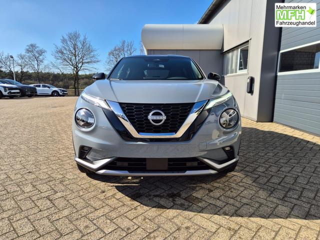 Nissan Juke 1.0 DIG-T 114PS N-Design Automatik Teil-Leder Klimaautomatik Sitzheizung Lenkradheizung PDC v+h R&uuml;ckf.Kamera Navi 19"LM Bluetooth Touchscreen Apple CarPlay Android Auto 
