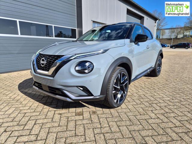 Nissan Juke 1.0 DIG-T 114PS N-Design Automatik Teil-Leder Klimaautomatik Sitzheizung Lenkradheizung PDC v+h R&uuml;ckf.Kamera Navi 19"LM Bluetooth Touchscreen Apple CarPlay Android Auto 