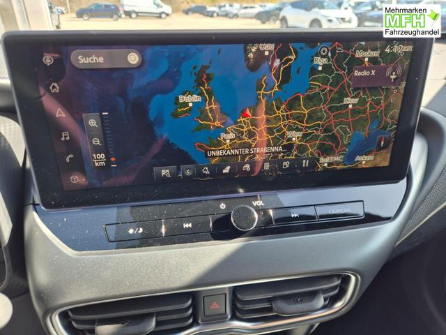 Nissan Juke 1.0 DIG-T 114PS N-Design Automatik Teil-Leder Klimaautomatik Sitzheizung Lenkradheizung PDC v+h R&uuml;ckf.Kamera Navi 19"LM Bluetooth Touchscreen Apple CarPlay Android Auto 