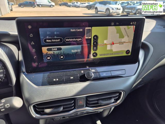 Nissan Juke 1.0 DIG-T 114PS N-Design Automatik Teil-Leder Klimaautomatik Sitzheizung Lenkradheizung PDC v+h R&uuml;ckf.Kamera Navi 19"LM Bluetooth Touchscreen Apple CarPlay Android Auto 