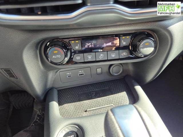 Nissan Juke 1.0 DIG-T 114PS N-Design Automatik Teil-Leder Klimaautomatik Sitzheizung Lenkradheizung PDC v+h R&uuml;ckf.Kamera Navi 19"LM Bluetooth Touchscreen Apple CarPlay Android Auto 