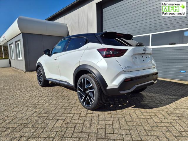 Nissan Juke 1.0 DIG-T 114PS N-Design Automatik Teil-Leder Klimaautomatik Sitzheizung Lenkradheizung PDC v+h R&uuml;ckf.Kamera Navi 19"LM Bluetooth Touchscreen Apple CarPlay Android Auto 