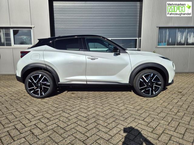 Nissan Juke 1.0 DIG-T 114PS N-Design Automatik Teil-Leder Klimaautomatik Sitzheizung Lenkradheizung PDC v+h R&uuml;ckf.Kamera Navi 19"LM Bluetooth Touchscreen Apple CarPlay Android Auto 
