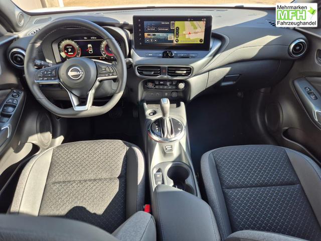Nissan Juke 1.0 DIG-T 114PS N-Design Automatik Teil-Leder Klimaautomatik Sitzheizung Lenkradheizung PDC v+h R&uuml;ckf.Kamera Navi 19"LM Bluetooth Touchscreen Apple CarPlay Android Auto 