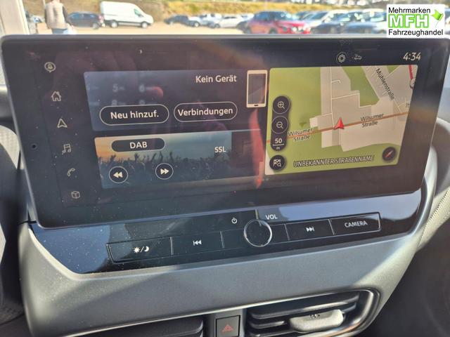 Nissan Juke 1.0 DIG-T 114PS N-Design Automatik Teil-Leder Klimaautomatik Sitzheizung Lenkradheizung PDC v+h R&uuml;ckf.Kamera Navi 19"LM Bluetooth Touchscreen Apple CarPlay Android Auto 