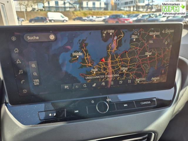 Nissan Juke 1.0 DIG-T 114PS N-Design Automatik Teil-Leder Klimaautomatik Sitzheizung Lenkradheizung PDC v+h R&uuml;ckf.Kamera Navi 19"LM Bluetooth Touchscreen Apple CarPlay Android Auto 