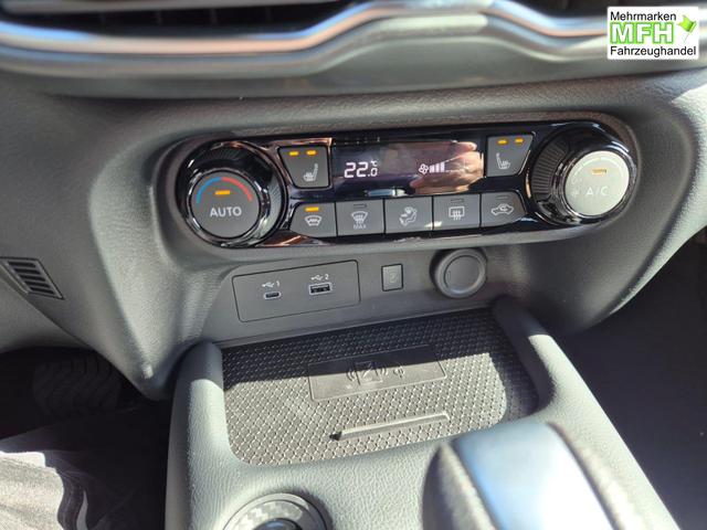 Nissan Juke 1.0 DIG-T 114PS N-Design Automatik Teil-Leder Klimaautomatik Sitzheizung Lenkradheizung PDC v+h R&uuml;ckf.Kamera Navi 19"LM Bluetooth Touchscreen Apple CarPlay Android Auto 