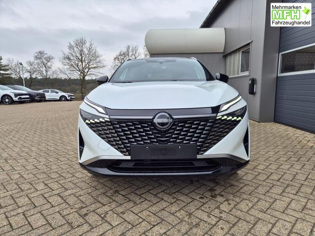 Nissan Qashqai 1.3 DIG-T MHEV 158 PS X-Tronic Tekna Premium Paket 20"LM Teil-Leder PanoGlasdach Klimaautomatik Sitzheizung Lenkradheizung Navi Head-Up Display elektr. Heckklappe ACC PDC v+h 360&deg;Kamera DAB Bluetooth Touchscreen Apple CarPlay Android Auto 