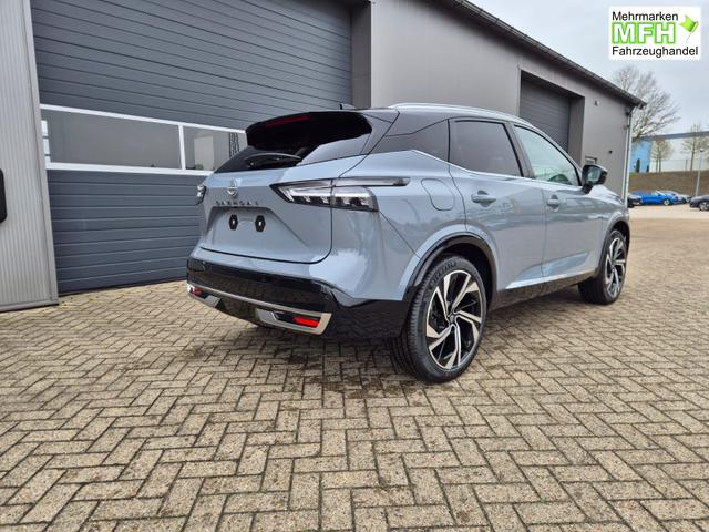 Nissan Qashqai 1.3 DIG-T MHEV 158 PS X-Tronic Tekna Premium Paket 20"LM Teil-Leder PanoGlasdach Klimaautomatik Sitzheizung Lenkradheizung Navi Head-Up Display elektr. Heckklappe ACC PDC v+h 360&deg;Kamera DAB Bluetooth Touchscreen Apple CarPlay Android Auto 