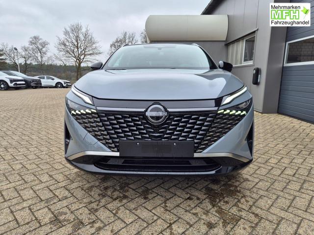Nissan Qashqai 1.3 DIG-T MHEV 158 PS X-Tronic Tekna Premium Paket 20"LM Teil-Leder PanoGlasdach Klimaautomatik Sitzheizung Lenkradheizung Navi Head-Up Display elektr. Heckklappe ACC PDC v+h 360&deg;Kamera DAB Bluetooth Touchscreen Apple CarPlay Android Auto 
