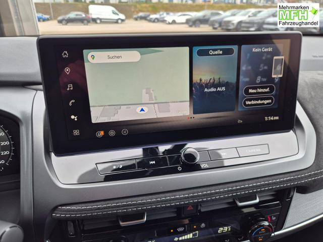 Nissan Qashqai 1.3 DIG-T MHEV 158 PS X-Tronic Tekna Premium Paket 20"LM Teil-Leder PanoGlasdach Klimaautomatik Sitzheizung Lenkradheizung Navi Head-Up Display elektr. Heckklappe ACC PDC v+h 360&deg;Kamera DAB Bluetooth Touchscreen Apple CarPlay Android Auto 