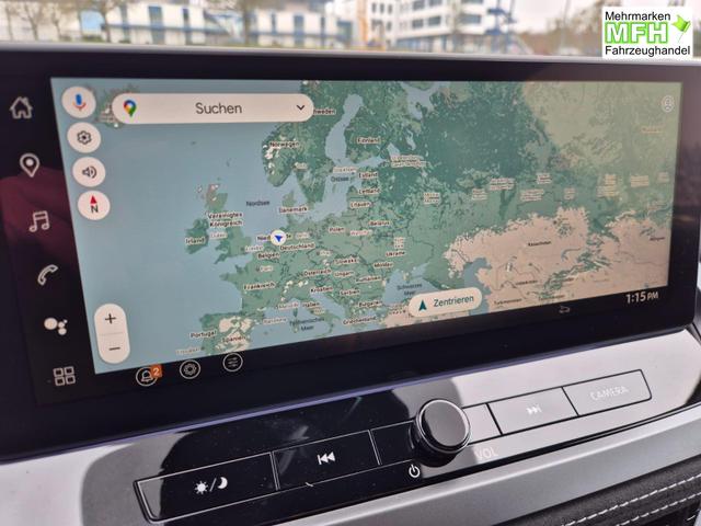 Nissan Qashqai 1.3 DIG-T MHEV 158 PS X-Tronic Tekna Premium Paket 20"LM Teil-Leder PanoGlasdach Klimaautomatik Sitzheizung Lenkradheizung Navi Head-Up Display elektr. Heckklappe ACC PDC v+h 360&deg;Kamera DAB Bluetooth Touchscreen Apple CarPlay Android Auto 
